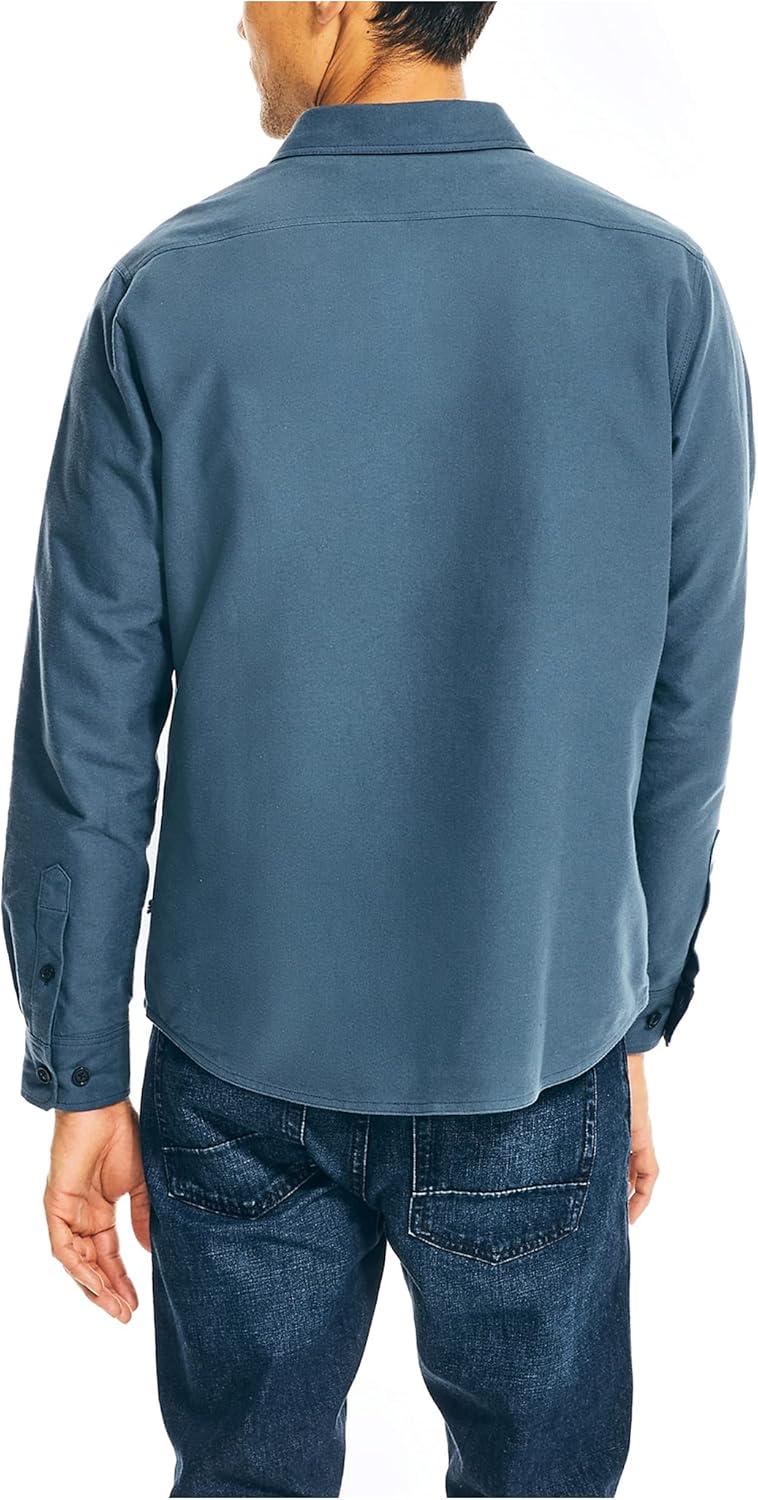 imageNautica Mens Solid ShirtWorkshirt