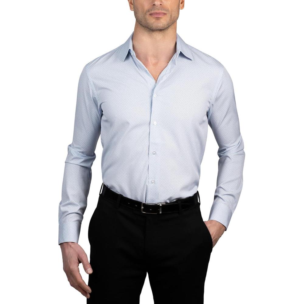imageNautica Mens Slim FitBlue Leaf Print