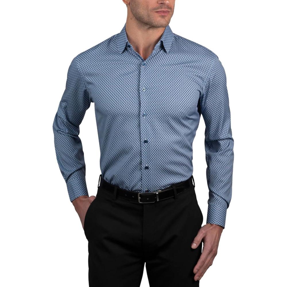 imageNautica Mens Slim FitBlue Sailboat Print