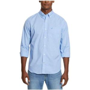 Nautica Men’s Classic Button Down Shirt(Regatta)