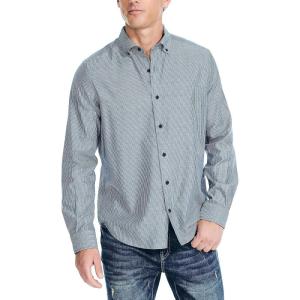 Nautica Men’s Nautica Striped Shirt(Maritme Navy)