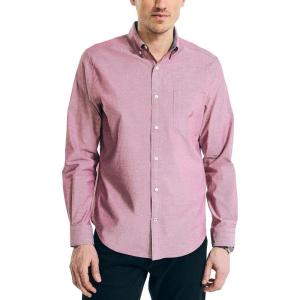 Nautica Men’s Oxford Shirt(Biking Red)