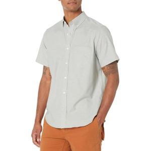 Nautica Mens Short-Sleeve Oxford Shirt(Seaspray)