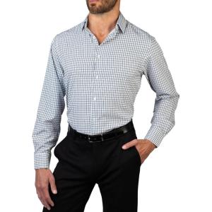 Nautica Men’s Slim Fit,(White Navy Stripes)