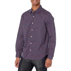 Nautica Navtech Printed Shirt,Maritime Navy,S