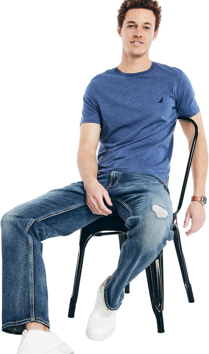 imageNautica Mens Nautica JClass TShirtStellar Blue Heather