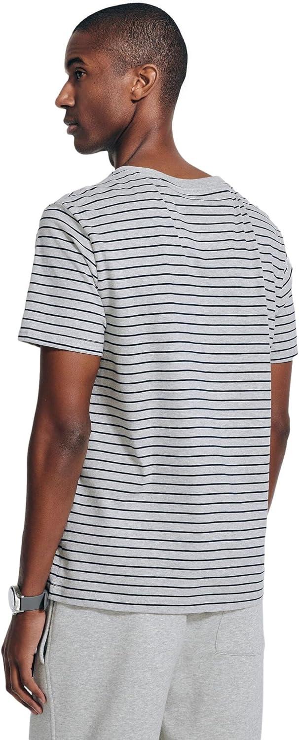 imageNautica Mens Nautica JClass TShirtStriped Grey Black