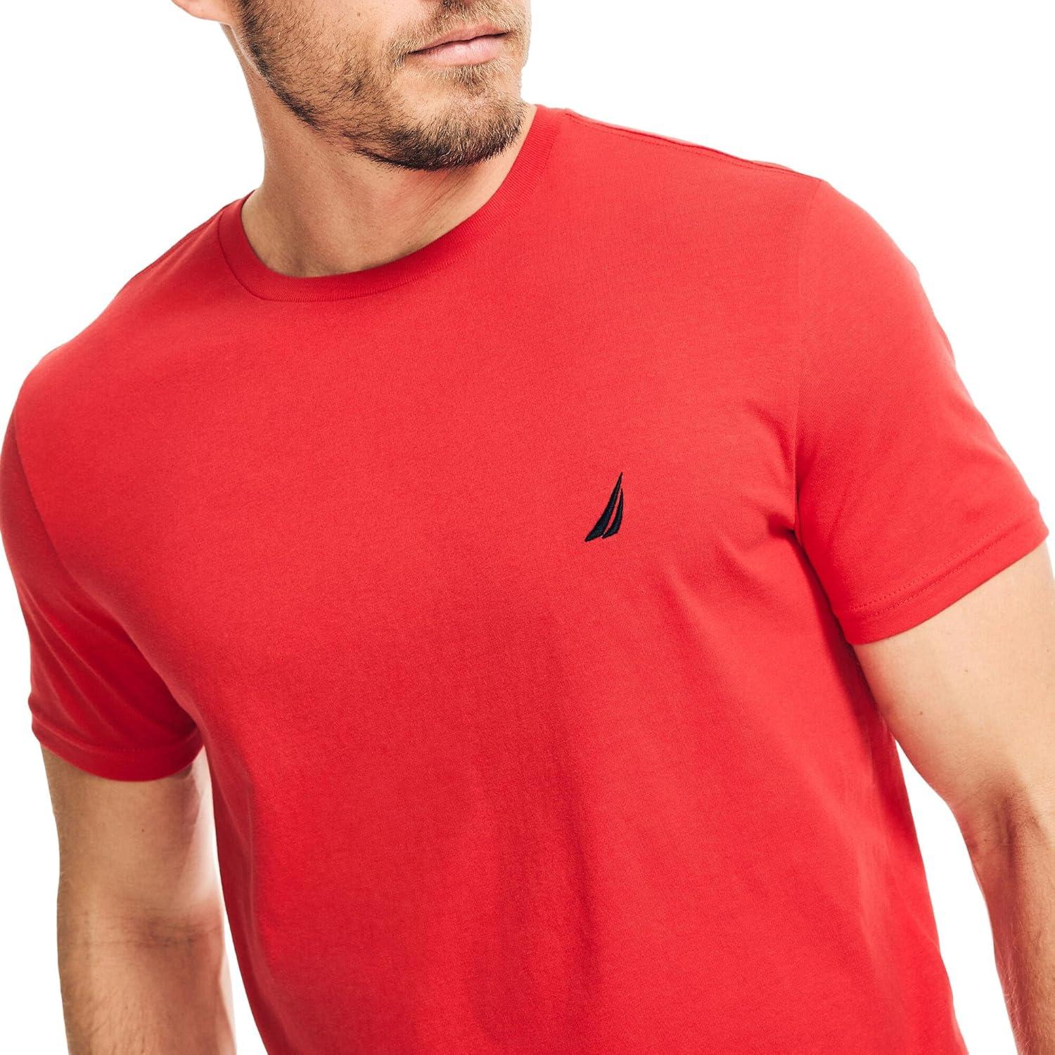 imageNautica Mens Nautica JClass TShirtSunrise Red