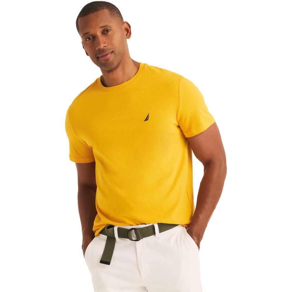 imageNautica Mens Nautica JClass TShirtAspen Gold