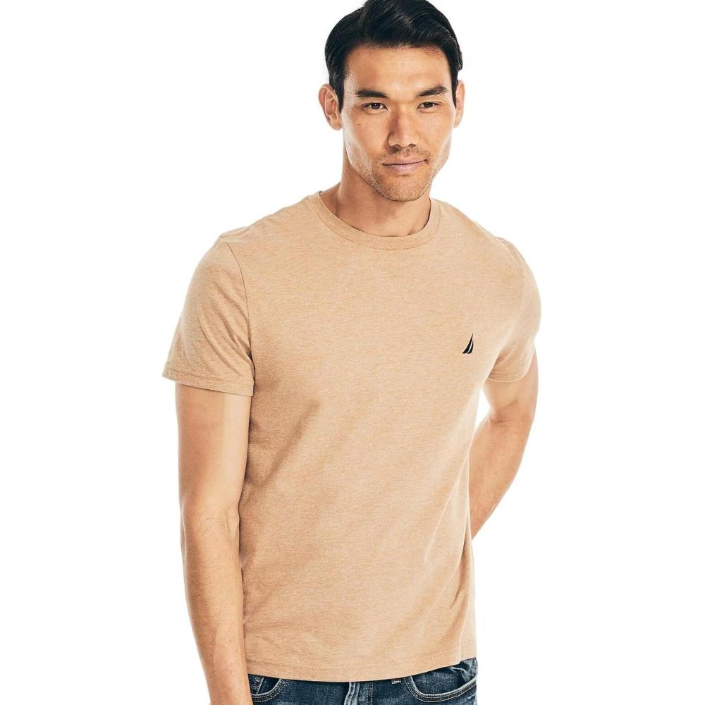 imageNautica Mens Nautica JClass TShirtCamel Heather