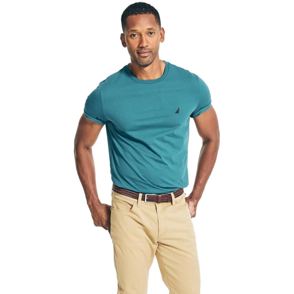 imageNautica Mens Nautica JClass TShirtNrf Blue Coral