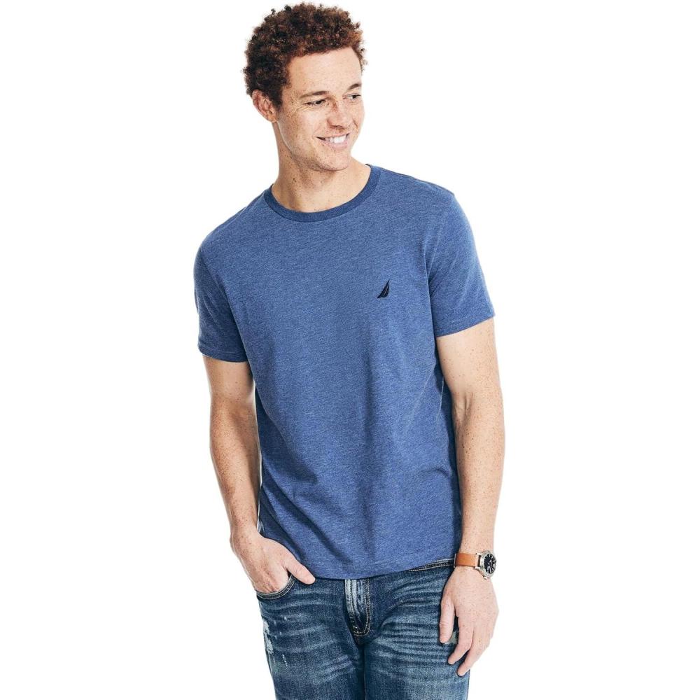 imageNautica Mens Nautica JClass TShirtStellar Blue Heather