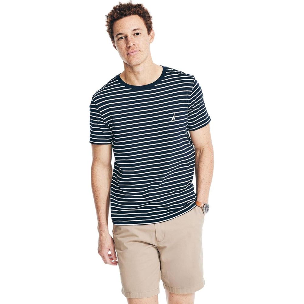 imageNautica Mens Nautica JClass TShirtStriped Navy  Black
