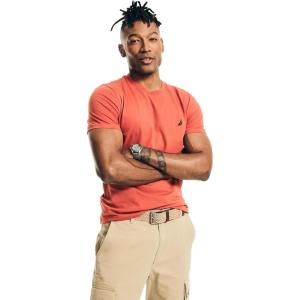 Nautica Mens Nautica J-Class T-Shirt(Cayenne)