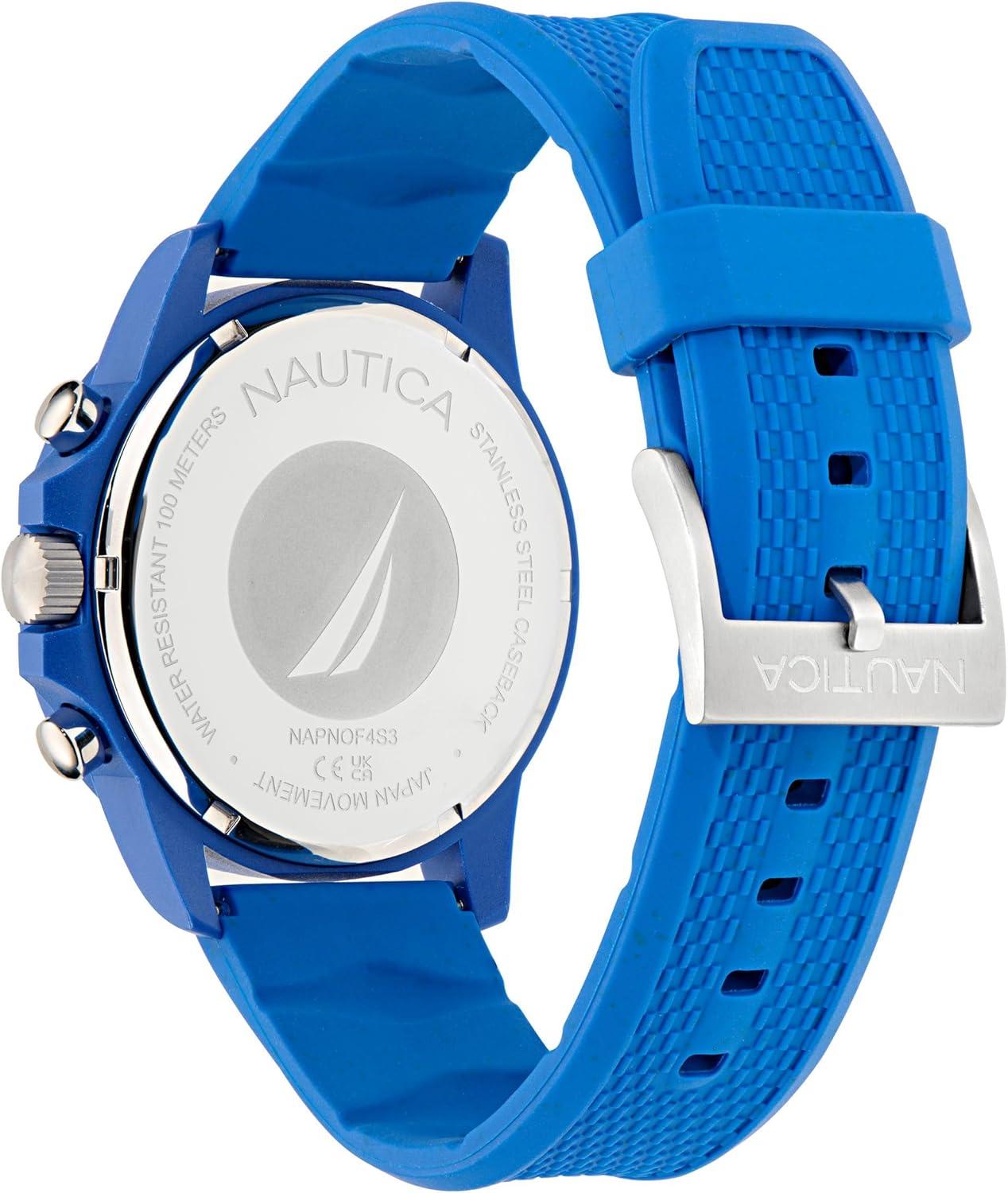 imageNautica One Mens WatchBlueBlue ChronoBlue