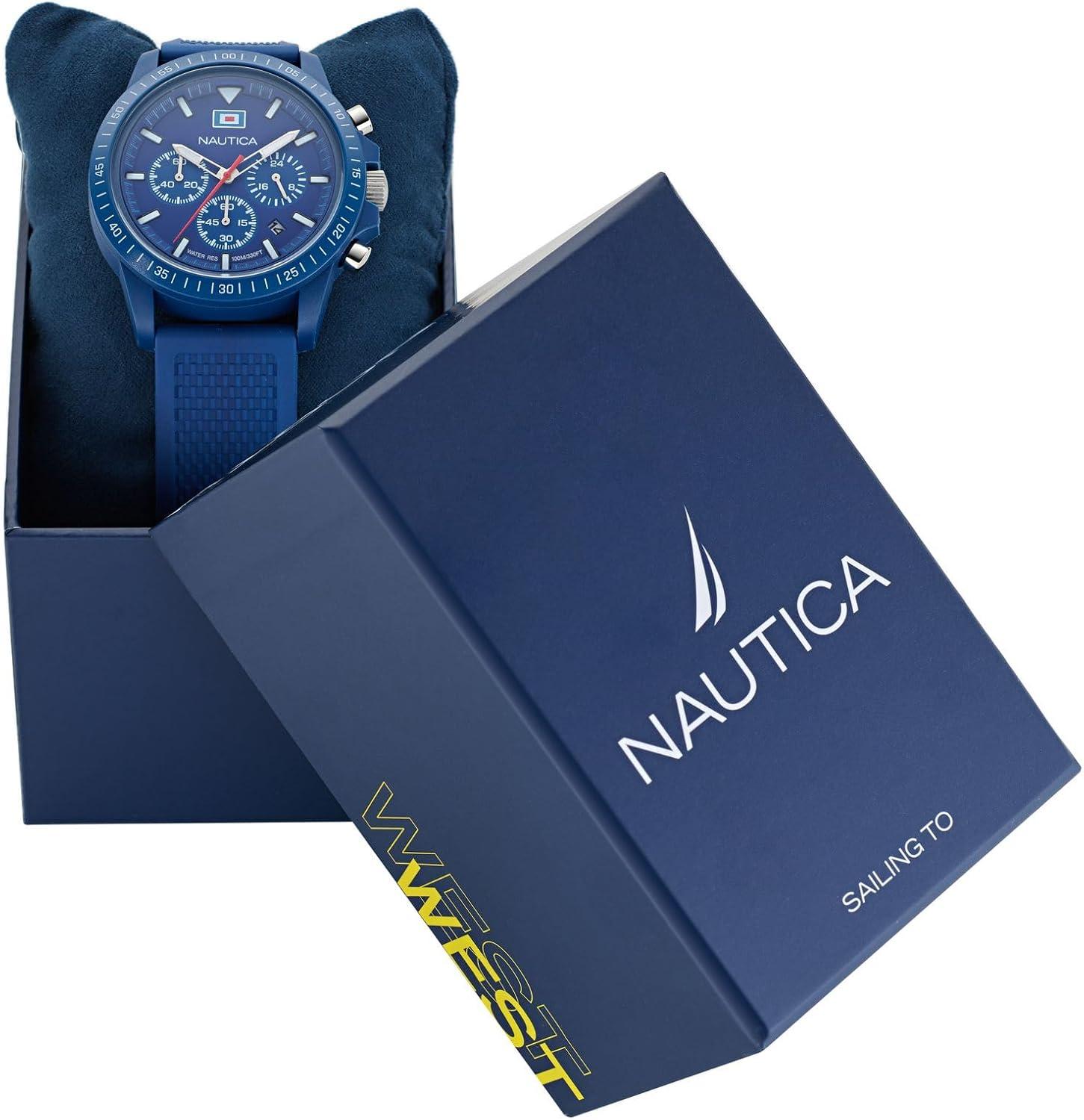imageNautica One Mens WatchBlueBlueBlue