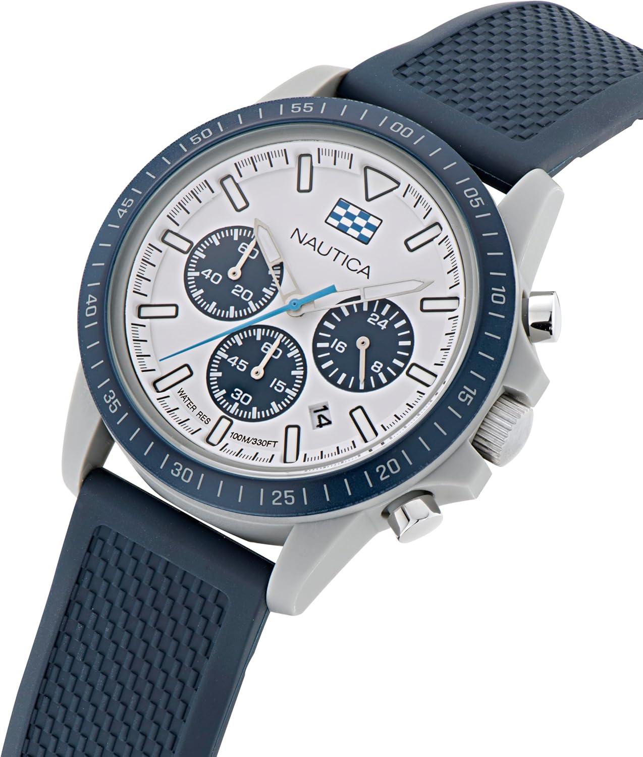 imageNautica One Mens WatchBlueWhiteBlue
