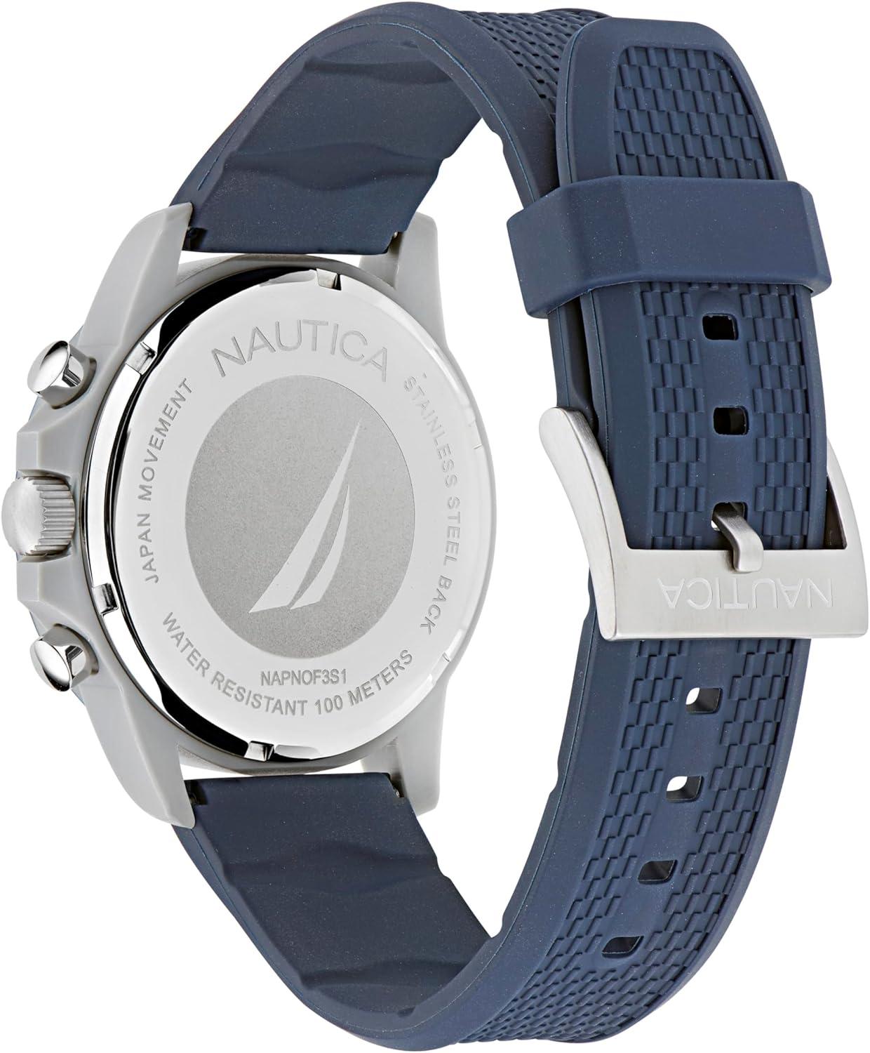imageNautica One Mens WatchBlueWhiteBlue