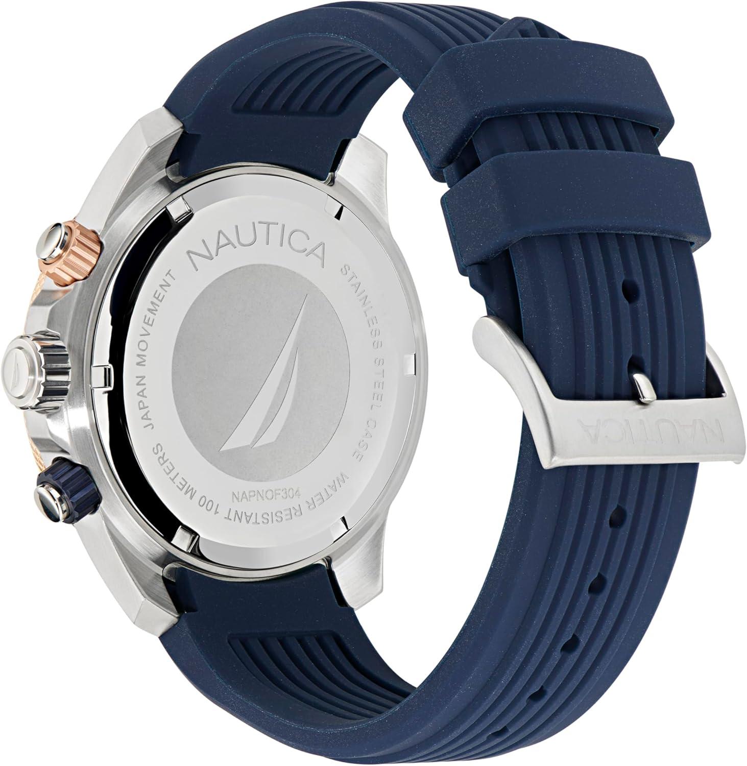 imageNautica One Mens WatchNavy BlueBlueSilver