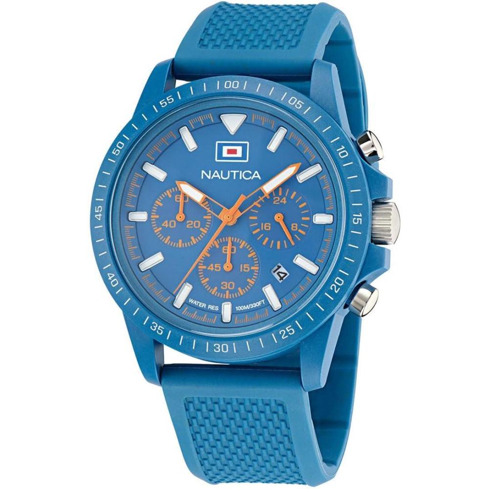 imageNautica One Mens WatchLight BlueLight BlueLight Blue