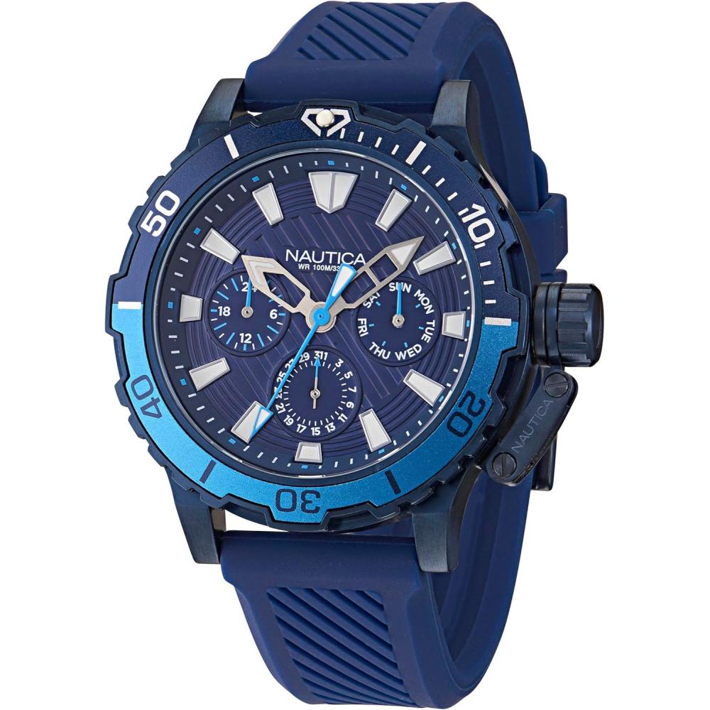 imageNautica Sporty Mens WatchBlueBlueBlue