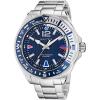 Silver/Blue/Stainless Steel