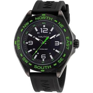 Nautica Men’s Clearwater Beach Watch(Black/Black/IP Black)