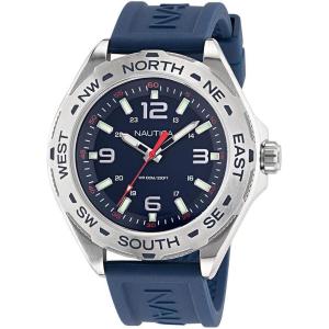 Nautica Men’s Clearwater Beach Watch(Blue/Blue/Silver)