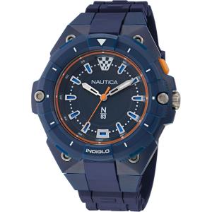 Nautica Men’s Coronado Bay Watch(Blue/Orange/Blue)