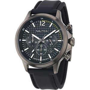 Nautica Men’s NCT Blue Ocean Chronograph Watch(Black/Black/Gray)