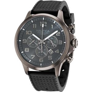 Nautica Men’s NCT Blue Ocean Chronograph Watch(Black/Black/Gunmetal)