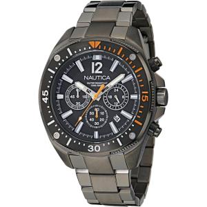Nautica Men’s NCT Blue Sail Chronograph Watch(Gunmetal/Gray/Gunmetal)