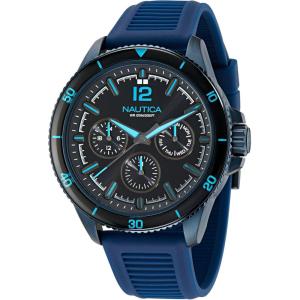 Nautica Men’s NCT Windrose 46mm Watch(Blue/Black/Blue)