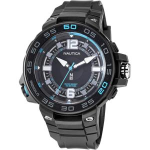 Nautica Men’s NS3 Sporty Watch(Black/Black/Black)
