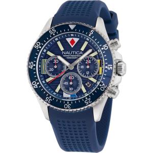 Nautica Men’s Westport Watch(Blue/Blue/Silver)
