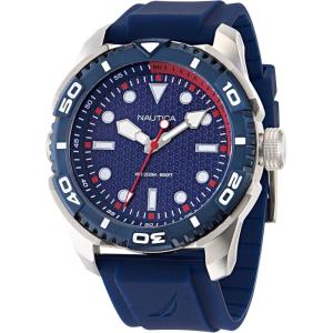 Nautica Sporty Men’s Watch(Black/Blue/Silver)