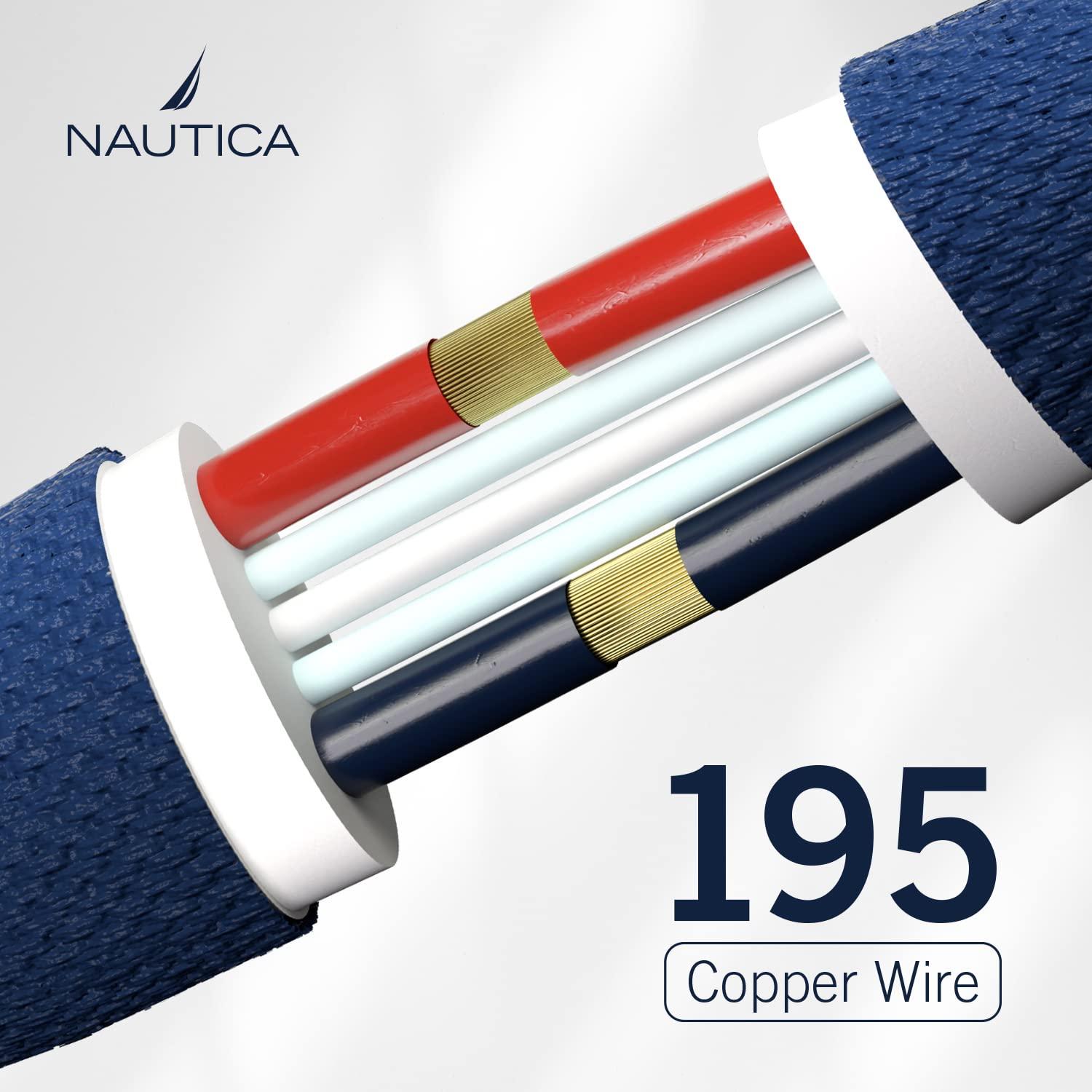 imageNautica TypeC to TypeC Cable USBC to USBC Fast Charging Cable with 65W Power Delivery amp 480Mbps Data Transfer Compatible for Google Pixel Samsung and Apple Devices and More 4FT REDRed