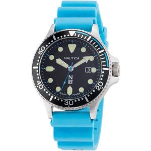 Nautica N83 Men’s NAPCBS305 Cocoa Beach Light Blue Wheat PU Fiber Strap Watch
