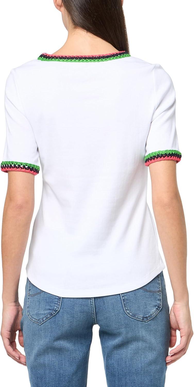 imageNautica Womens Cotton Short Sleeve Solid Knit TopBright White