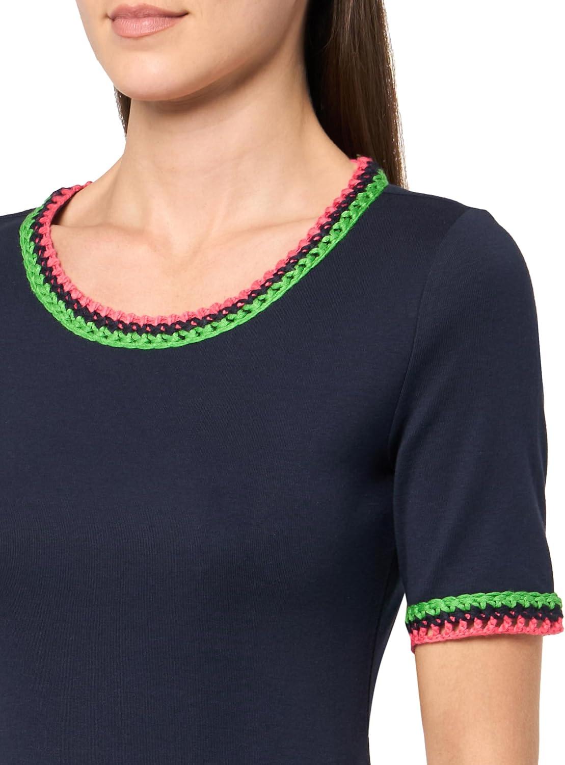 imageNautica Womens Cotton Short Sleeve Solid Knit TopNight Sky