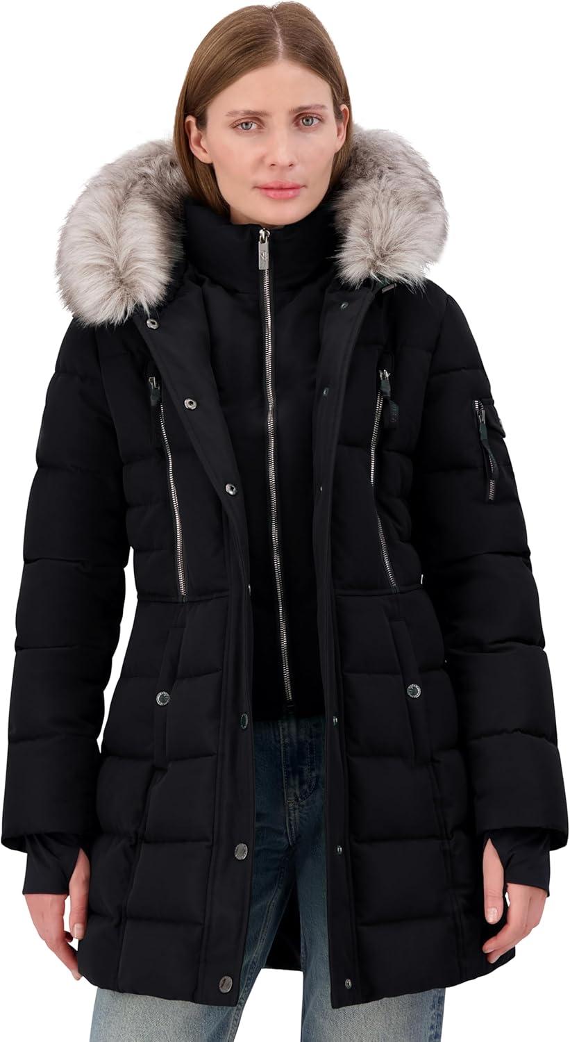imageNautica Womens Hooded AnorakMidnight
