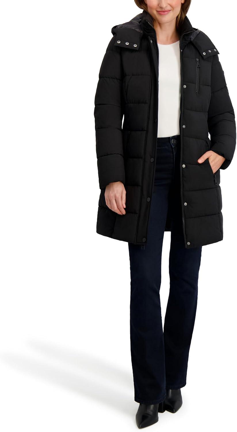 imageNautica Womens Maxi PufferBlack