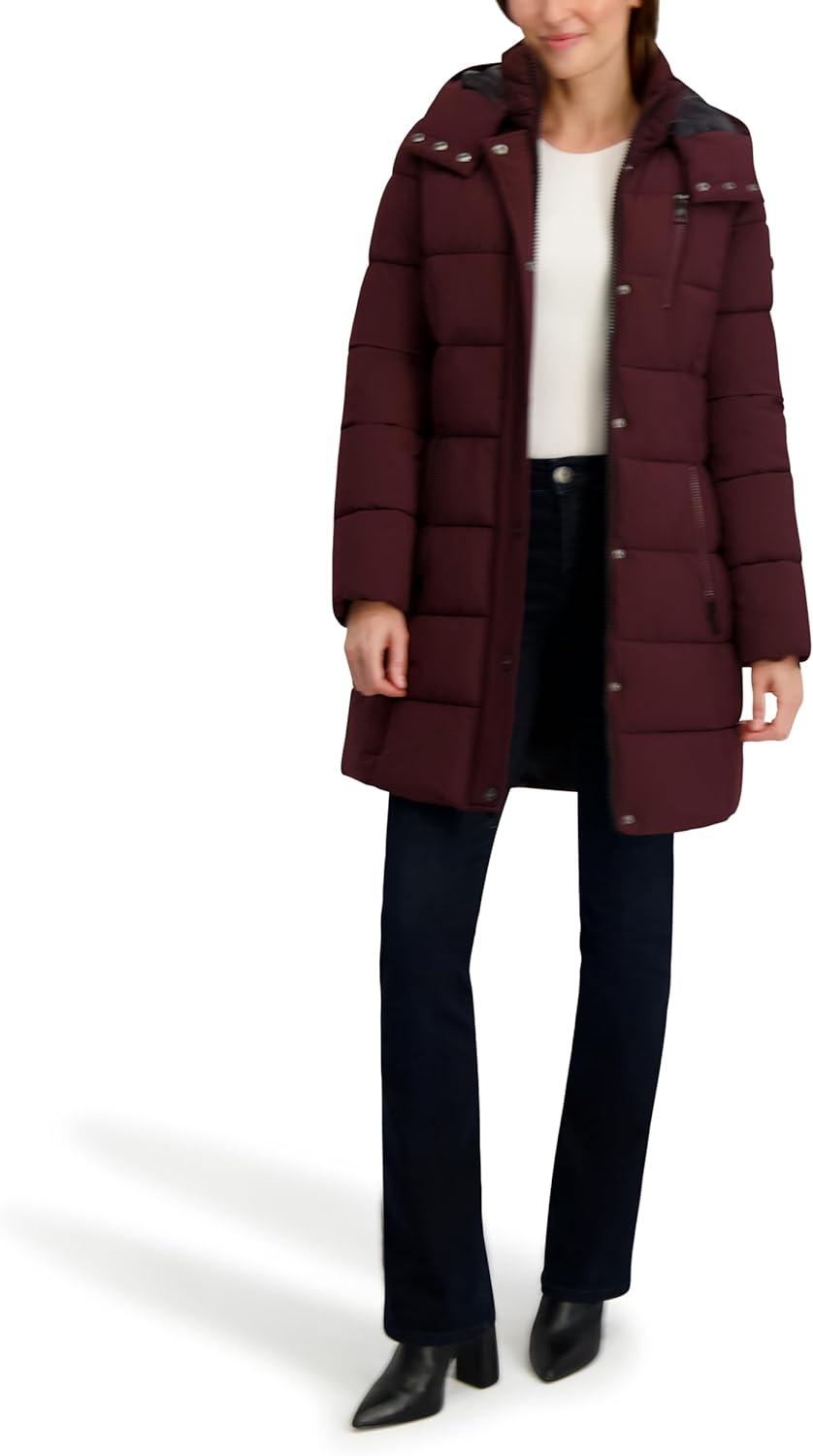 imageNautica Womens Maxi PufferChianti