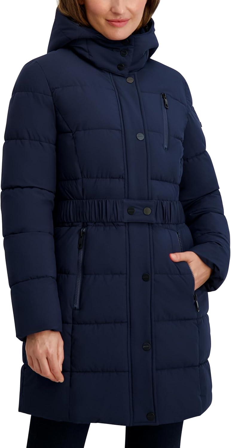 imageNautica Womens Maxi PufferNavy Seas