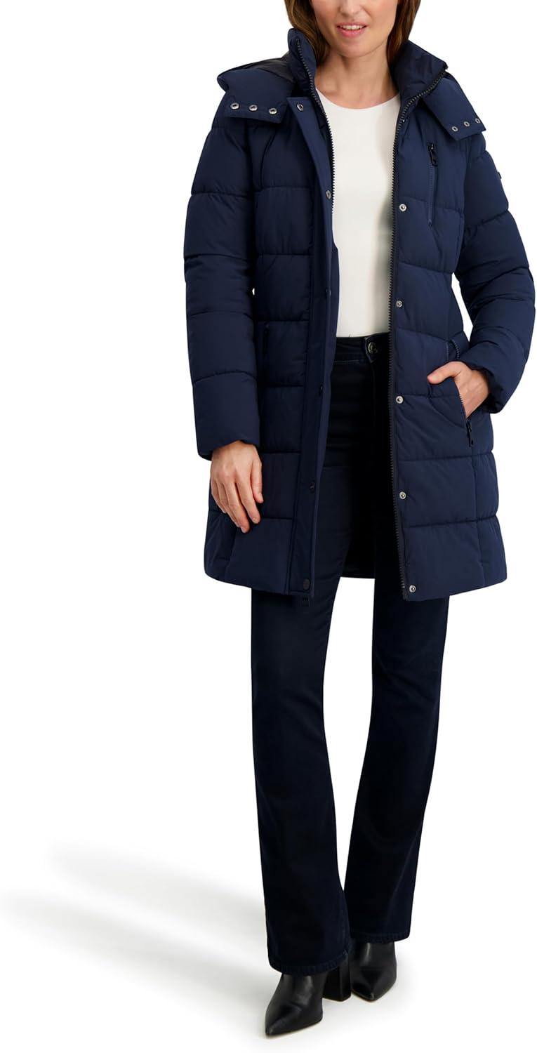 imageNautica Womens Maxi PufferNavy Seas