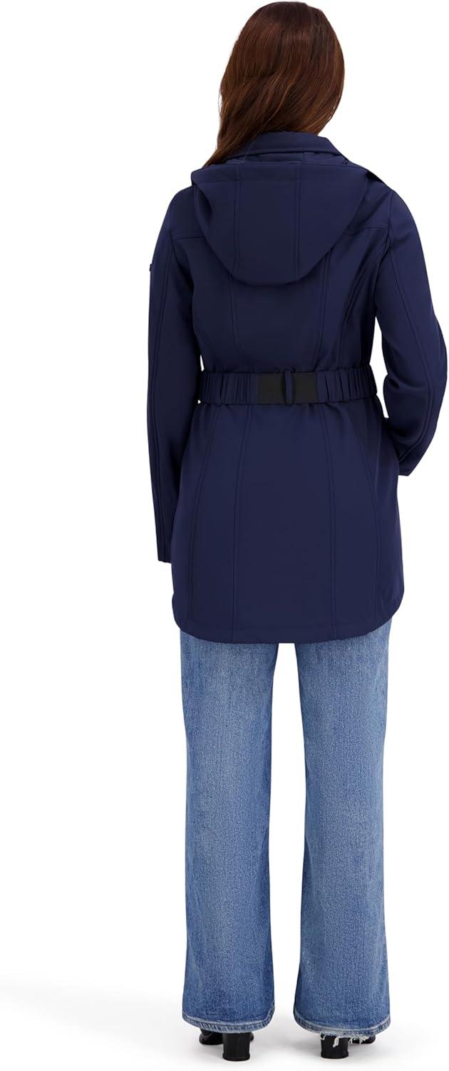 imageNautica Womens Soft Shell with Quilted BibHoodNavy Seas