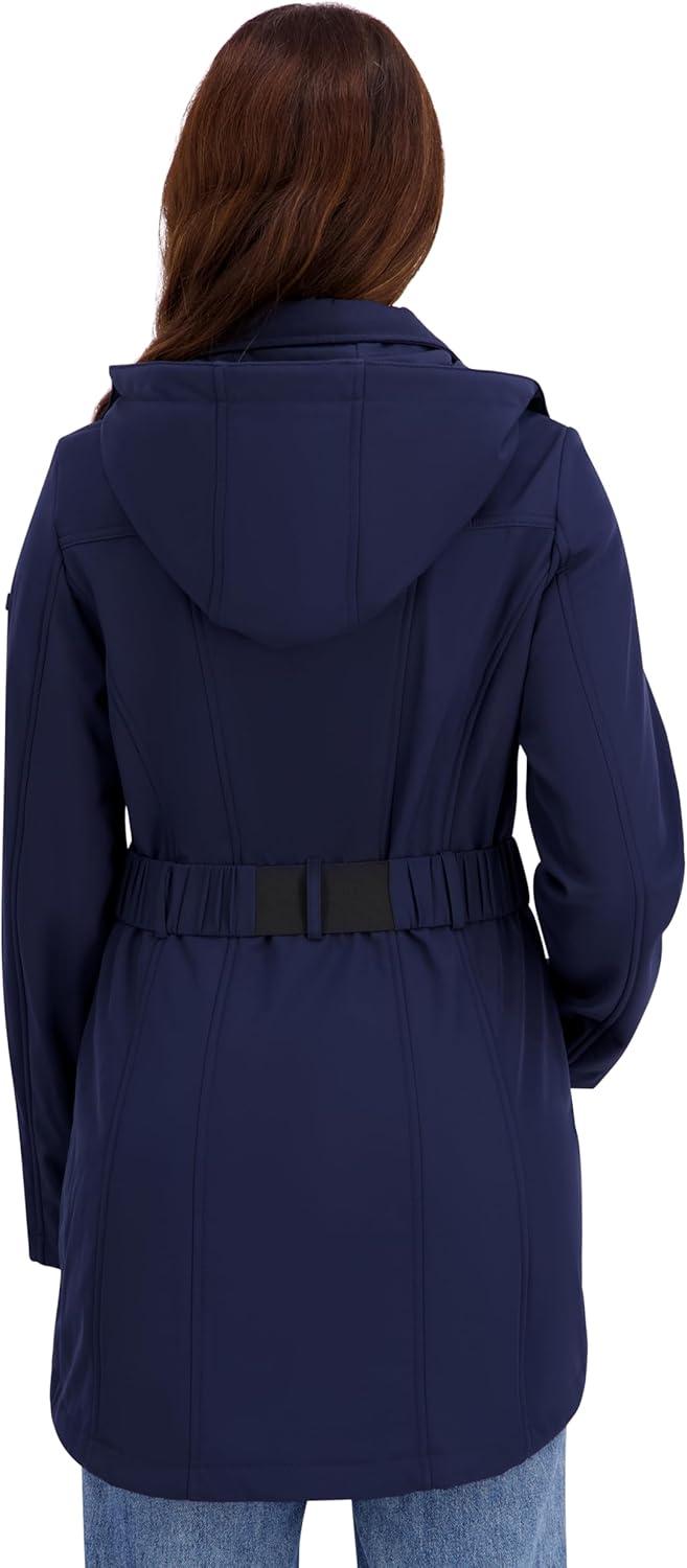 imageNautica Womens Soft Shell with Quilted BibHoodNavy Seas