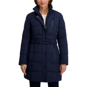 Nautica Women’s Maxi Puffer(Navy Seas)