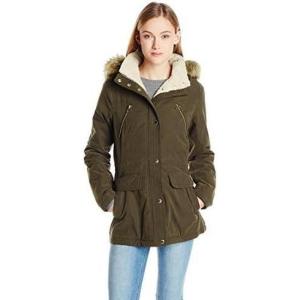 Nautica Women’s Maxi Puffer(Olive (2014))