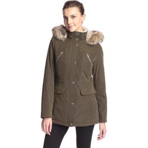Nautica Women’s Maxi Puffer(Olive (2015))